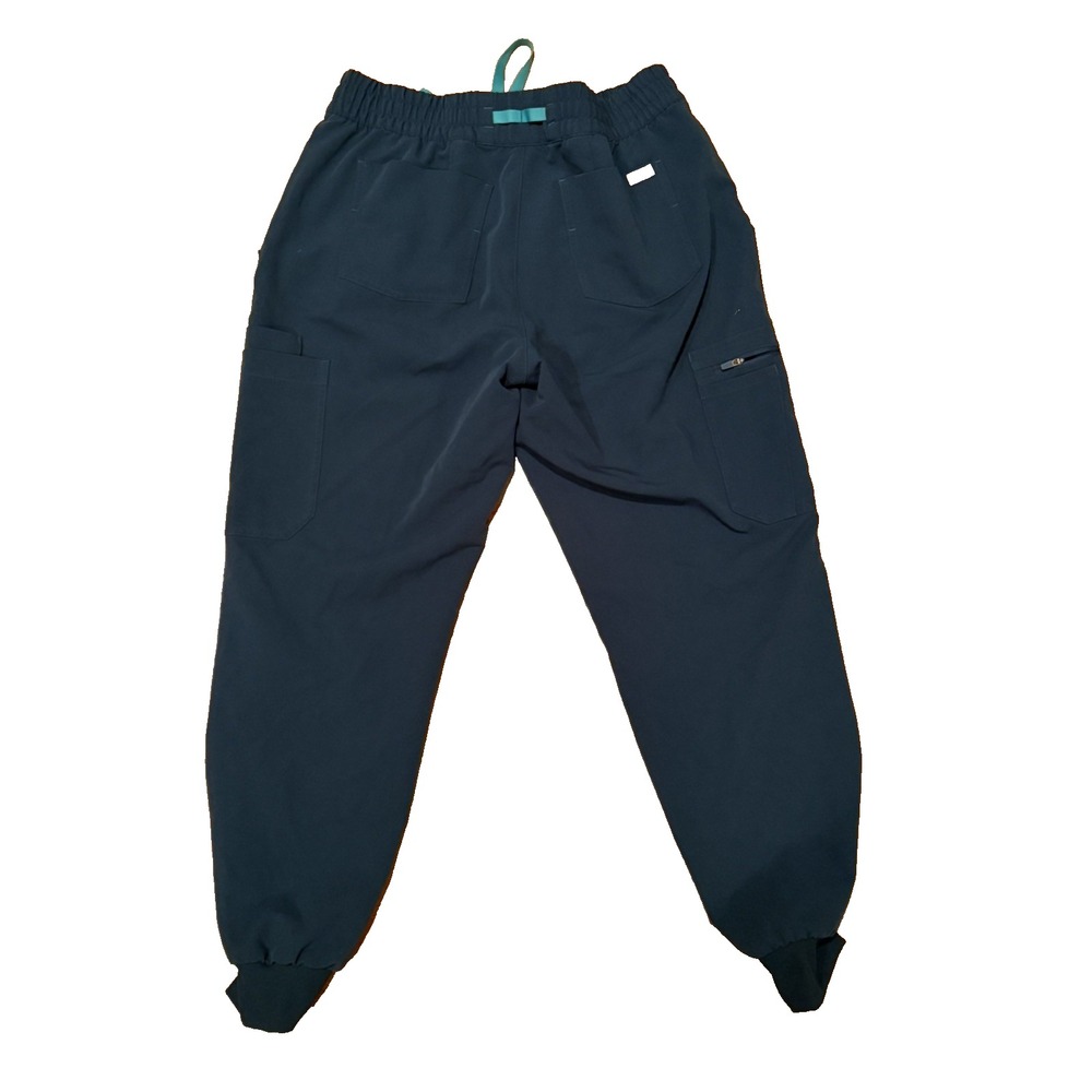 FIGS Women's Size Large High Waisted Uman Jogger Scrub Pants Carribean Blue